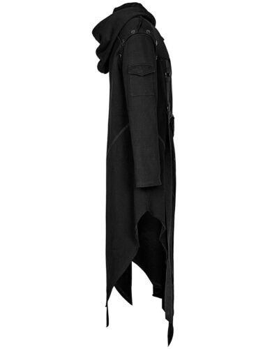 punk coat mens black