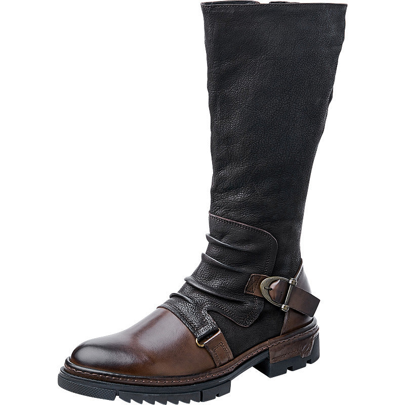 High Leather Boots for Men
