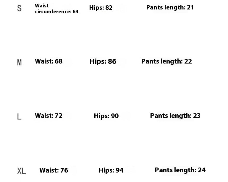 Low Waist Alternative Denim Shorts women sizes
